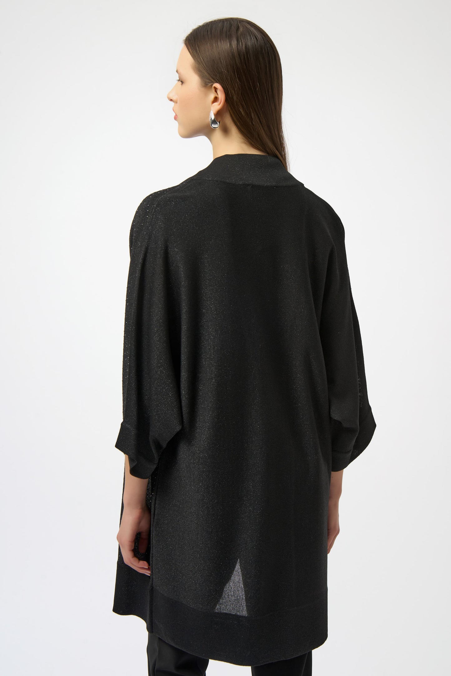 Joseph Ribkoff Sweater Knit Cover-Up with Iron-On Detail