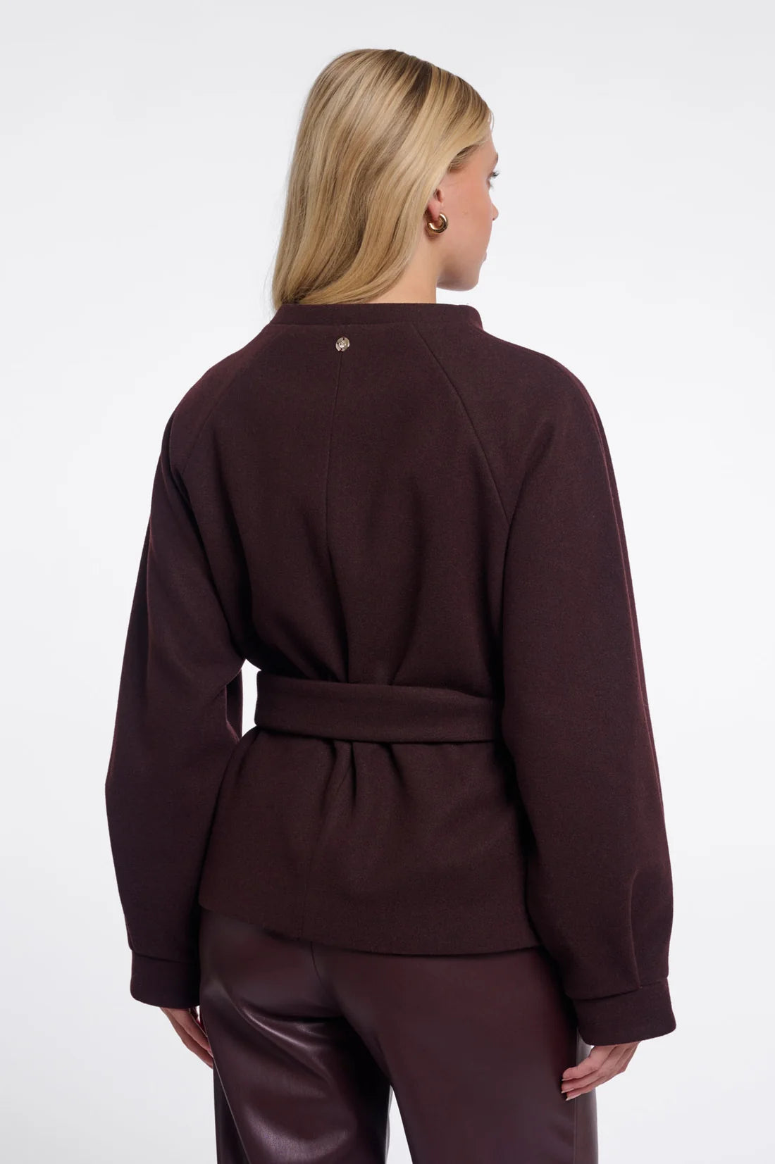 Rino & Pelle Cornelia Coat showing waist belt