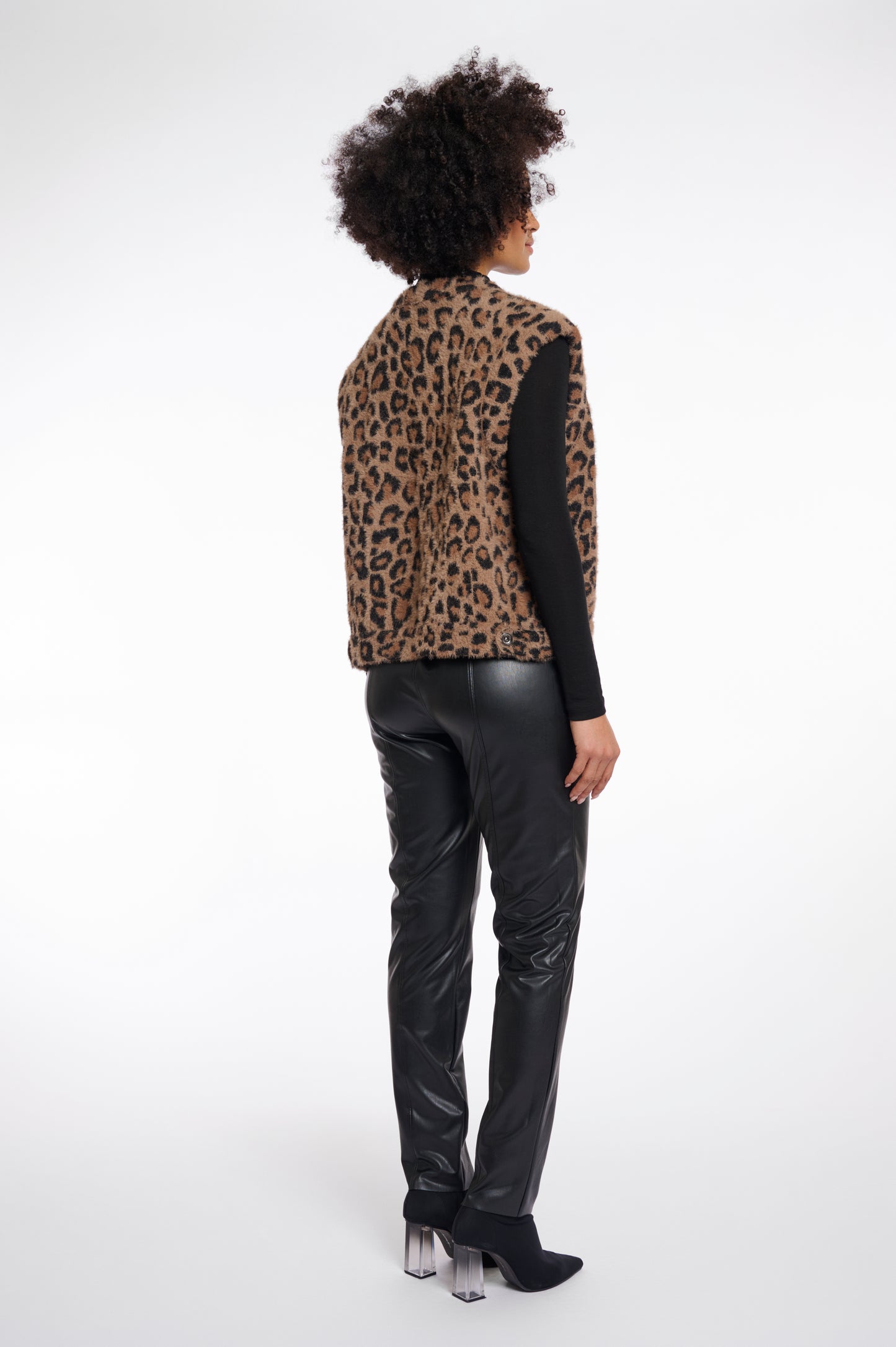Rino & Pelle Elona Leopard Waistcoat