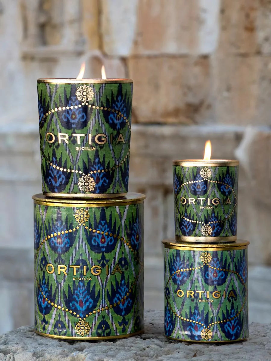 Bergamotto Decorated Candle