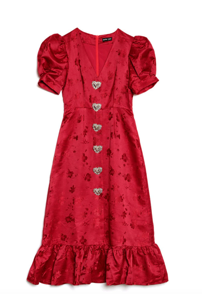 Sister Jane Carnival Hearts Midi Dress