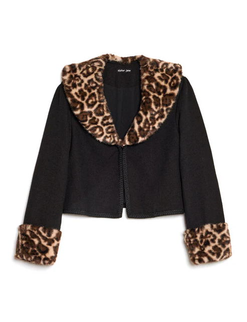 Sister Jane Velma Faux Fur Cardigan