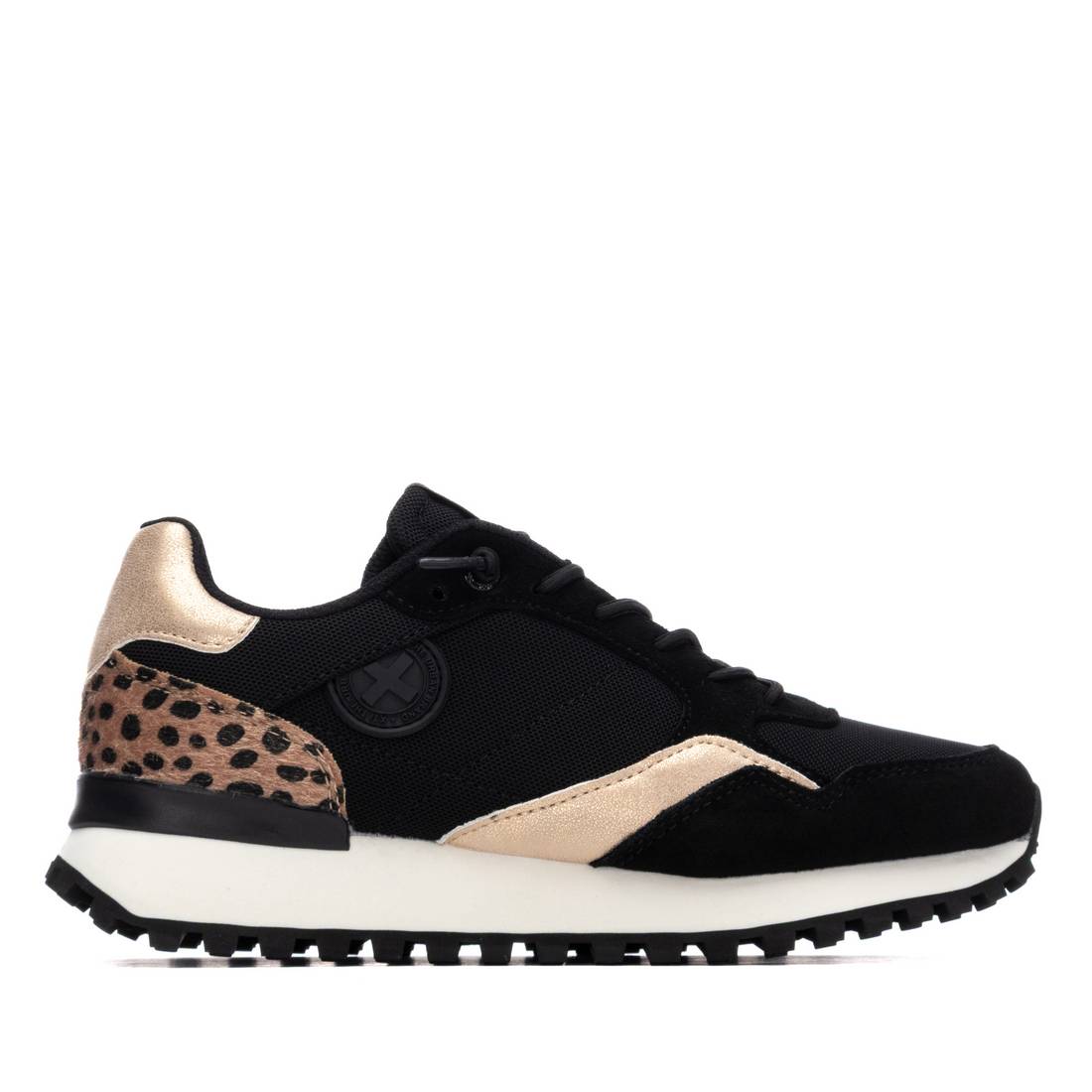 XTI Sports Trainer with Leopard Heel