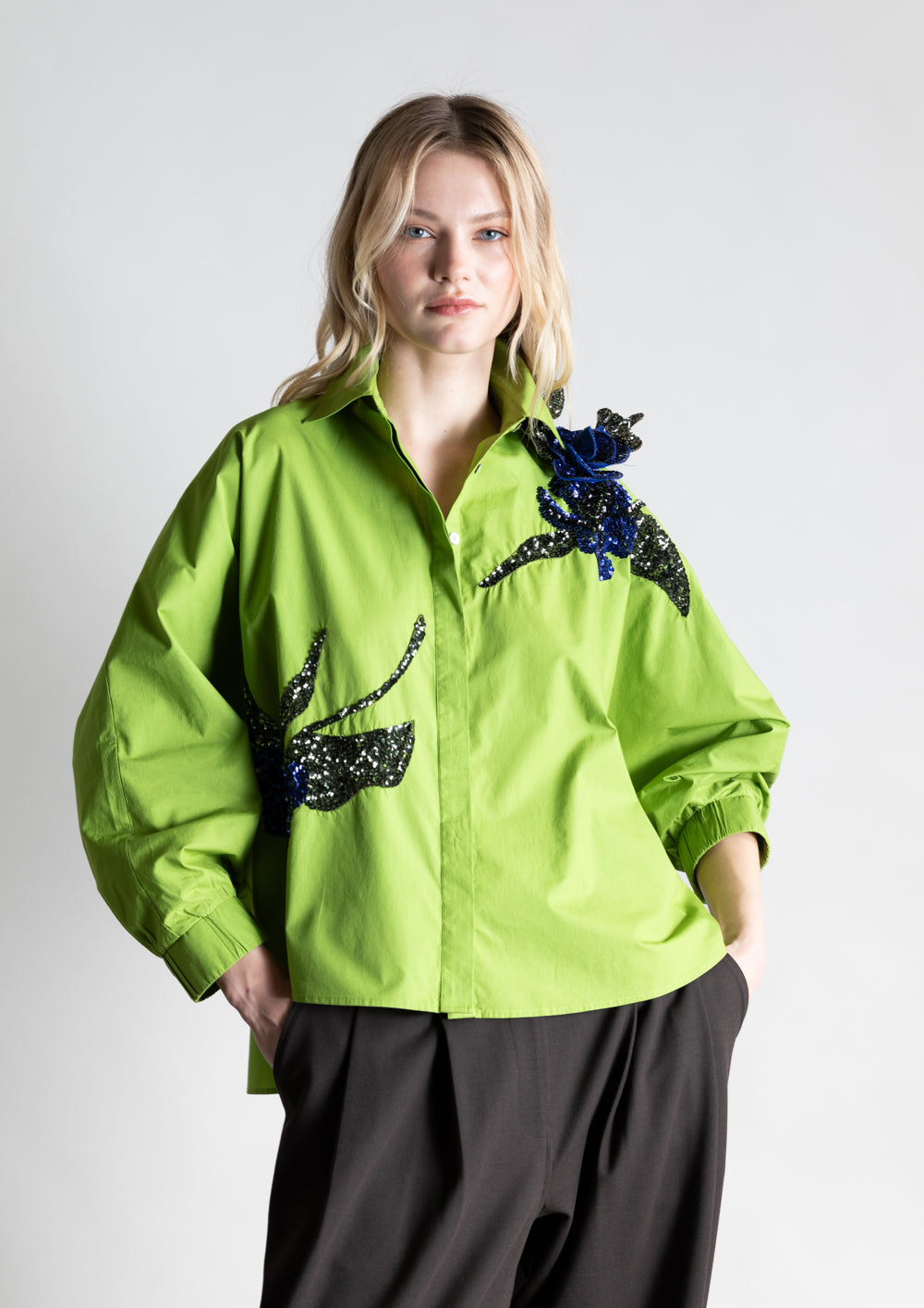 Psophia Shirt with Sequin Embellishment