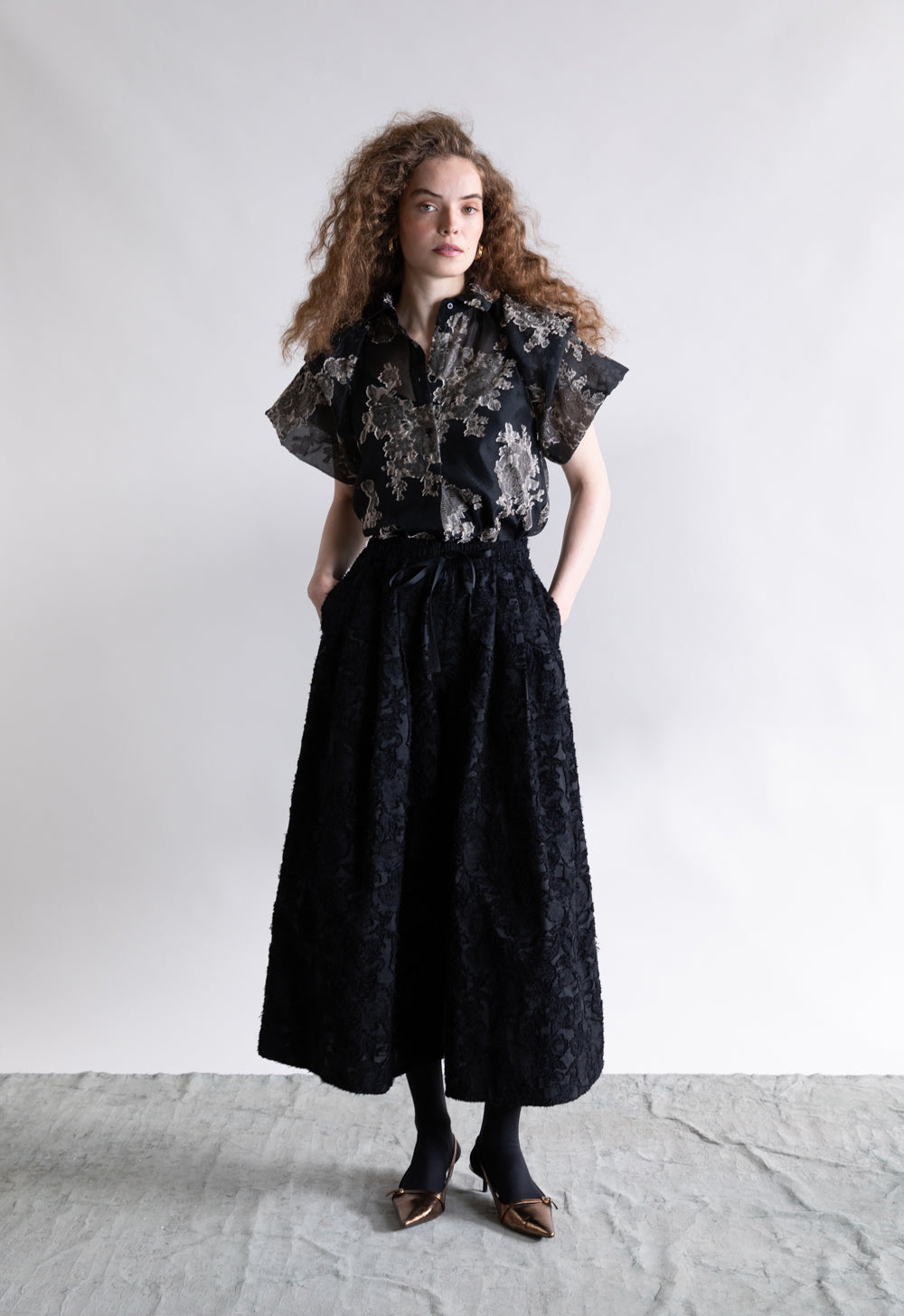 Psophia Jacquard Trousers