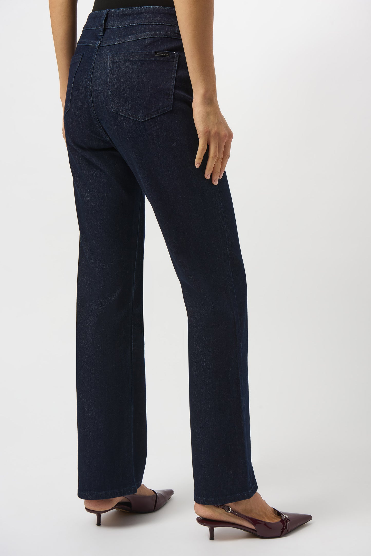 Joseph Ribkoff Straight Leg Jeans with Kick Flare