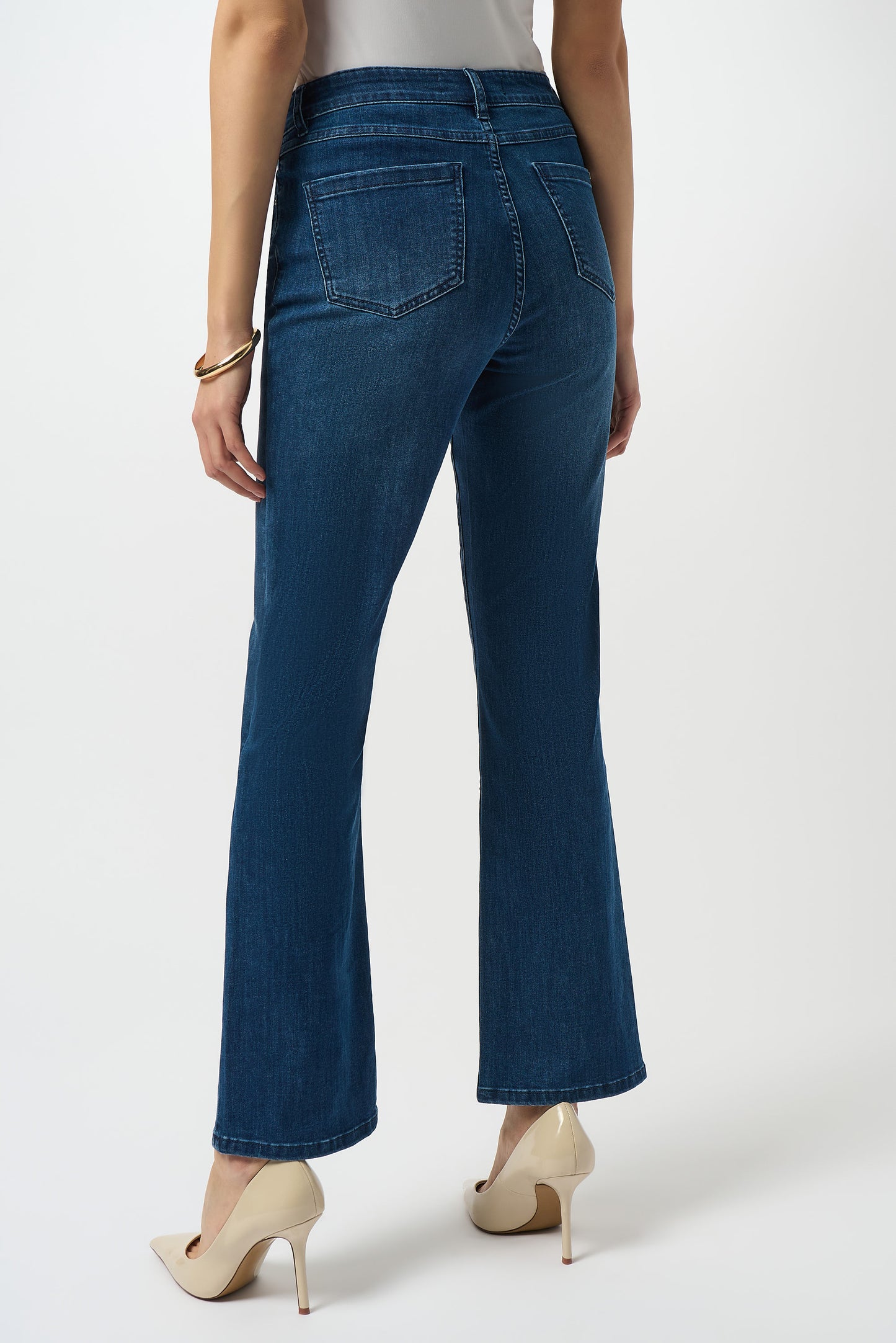 Joseph Ribkoff Straight Leg Jeans with Kick Flare