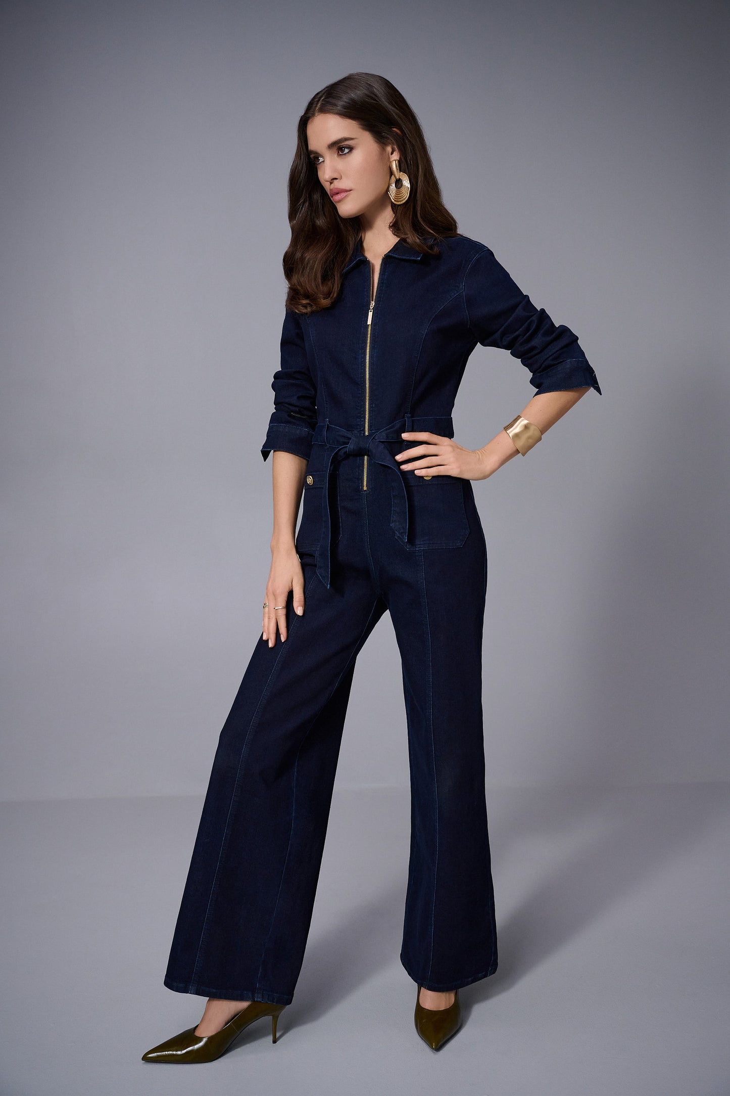 Joseph Ribkoff Denim Jumpsuit