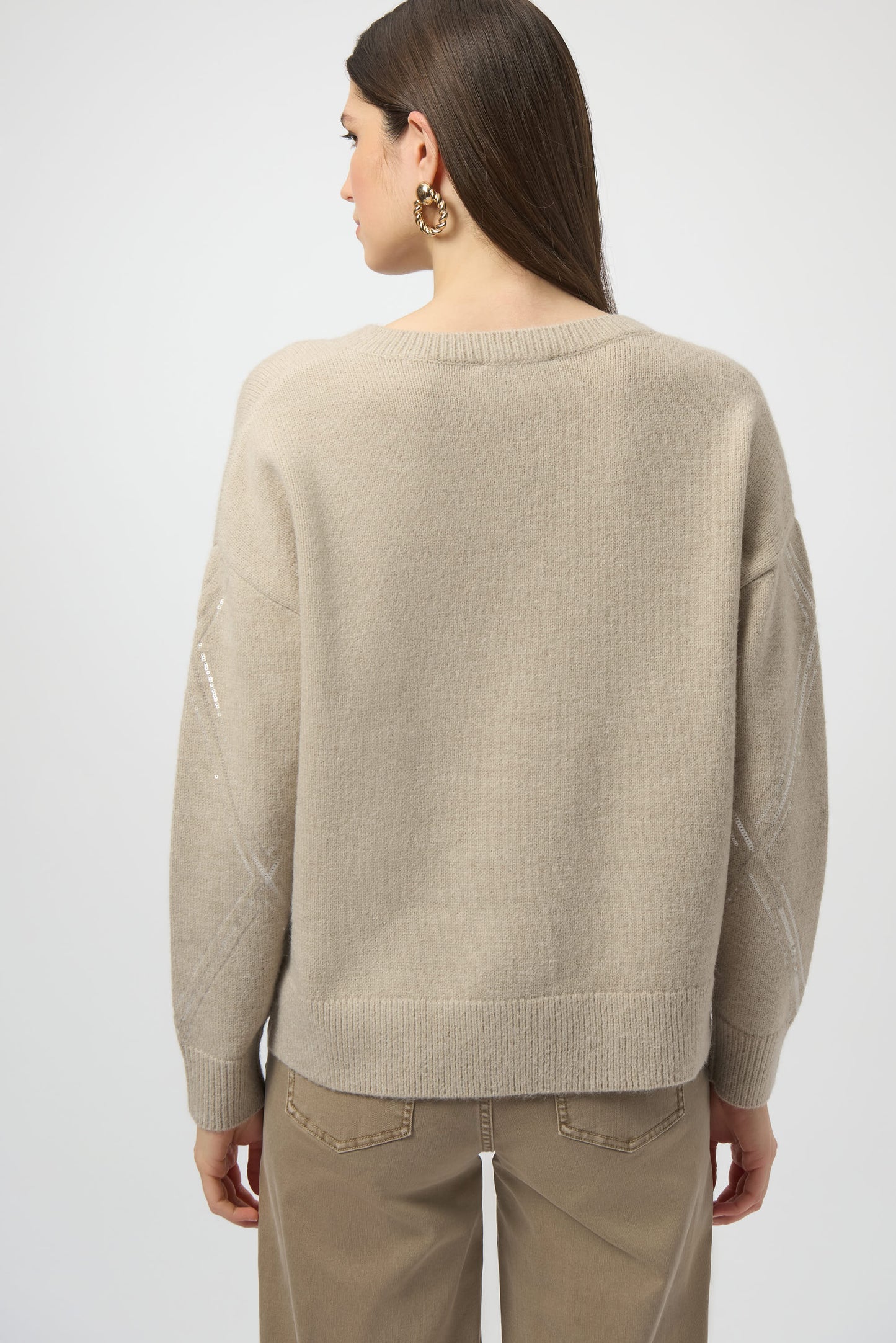 Joseph Ribkoff Sweater Knit Pullover with Sequins