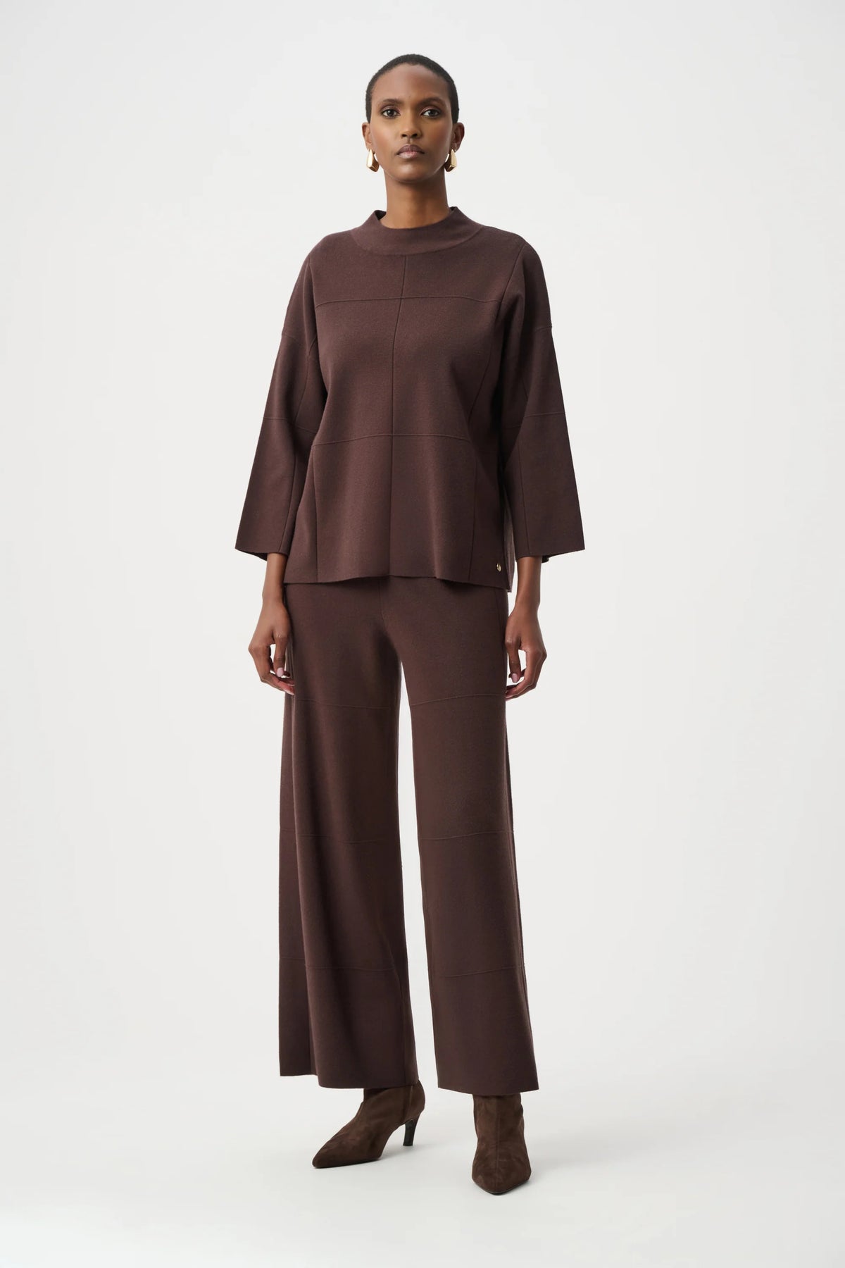 Joseph Ribkoff Joseph Ribkoff Mocha Pull-On Pants in Mocha, style 261982F26 front view