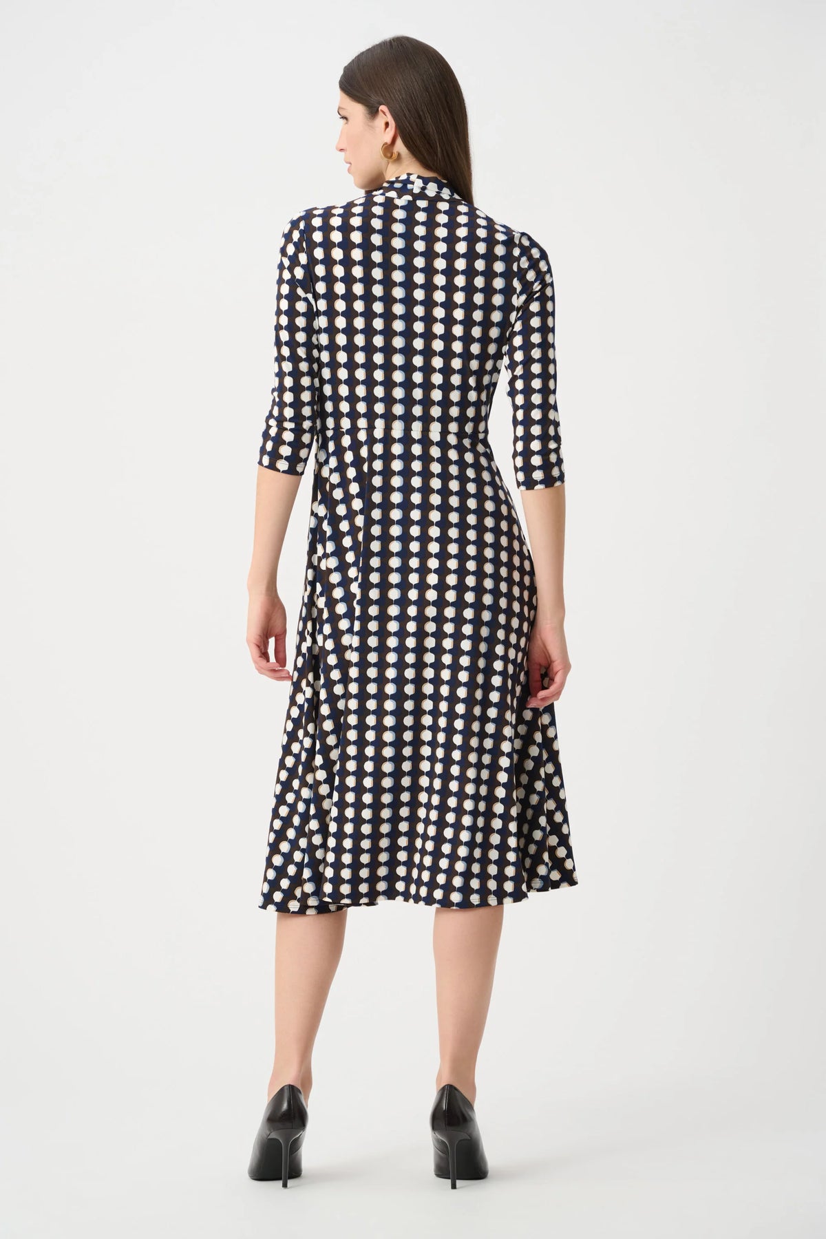 LDS Dress / 263077-Brown/Multi-14