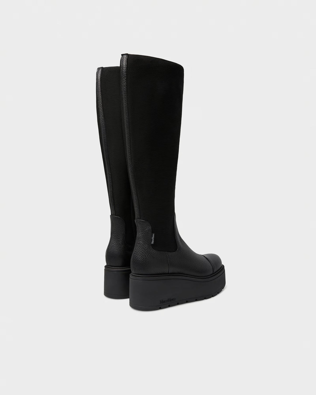 Marco Moreo Kelly tall leather boots side profile