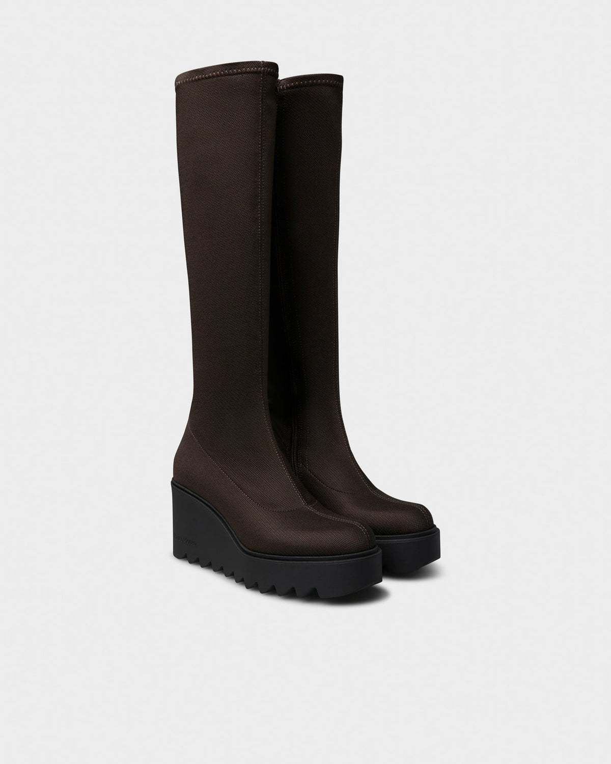 Marco Moreo Petra brown stretch suede knee high boots