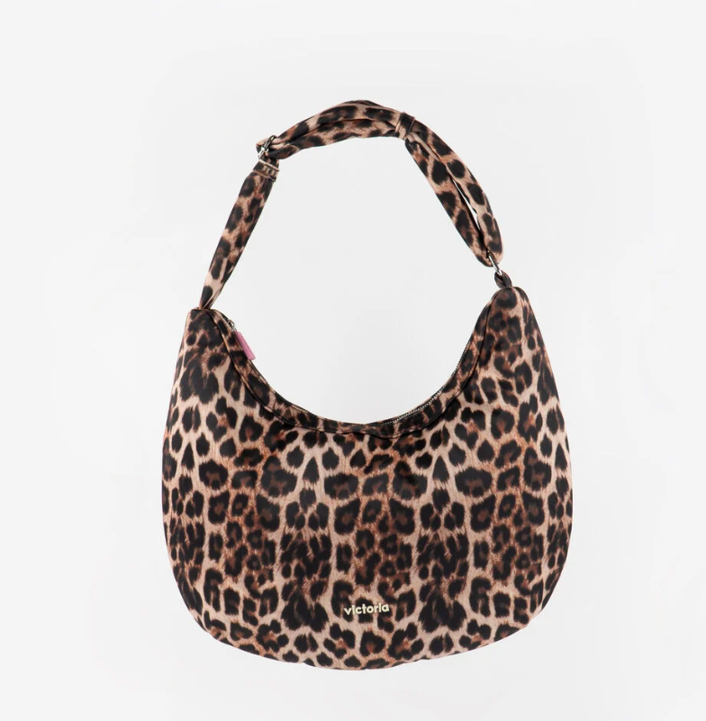 Victoria Nylon Half Moon Bag