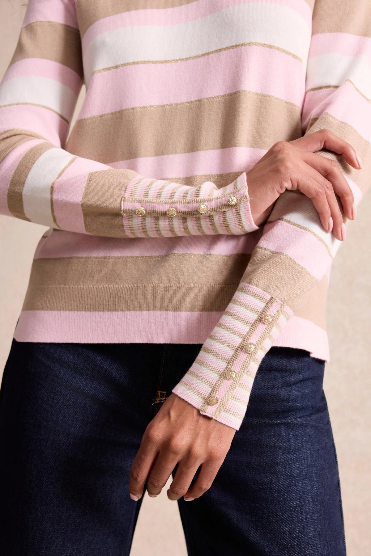 Leo & Ugo Alma striped knit