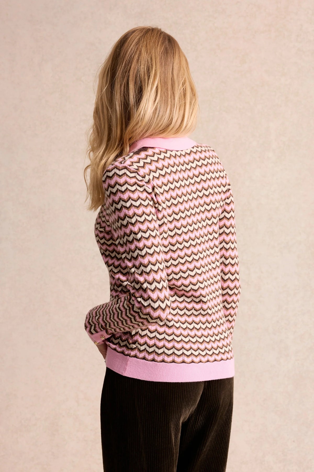 Leo & Ugo Clémence Pink sweater back view