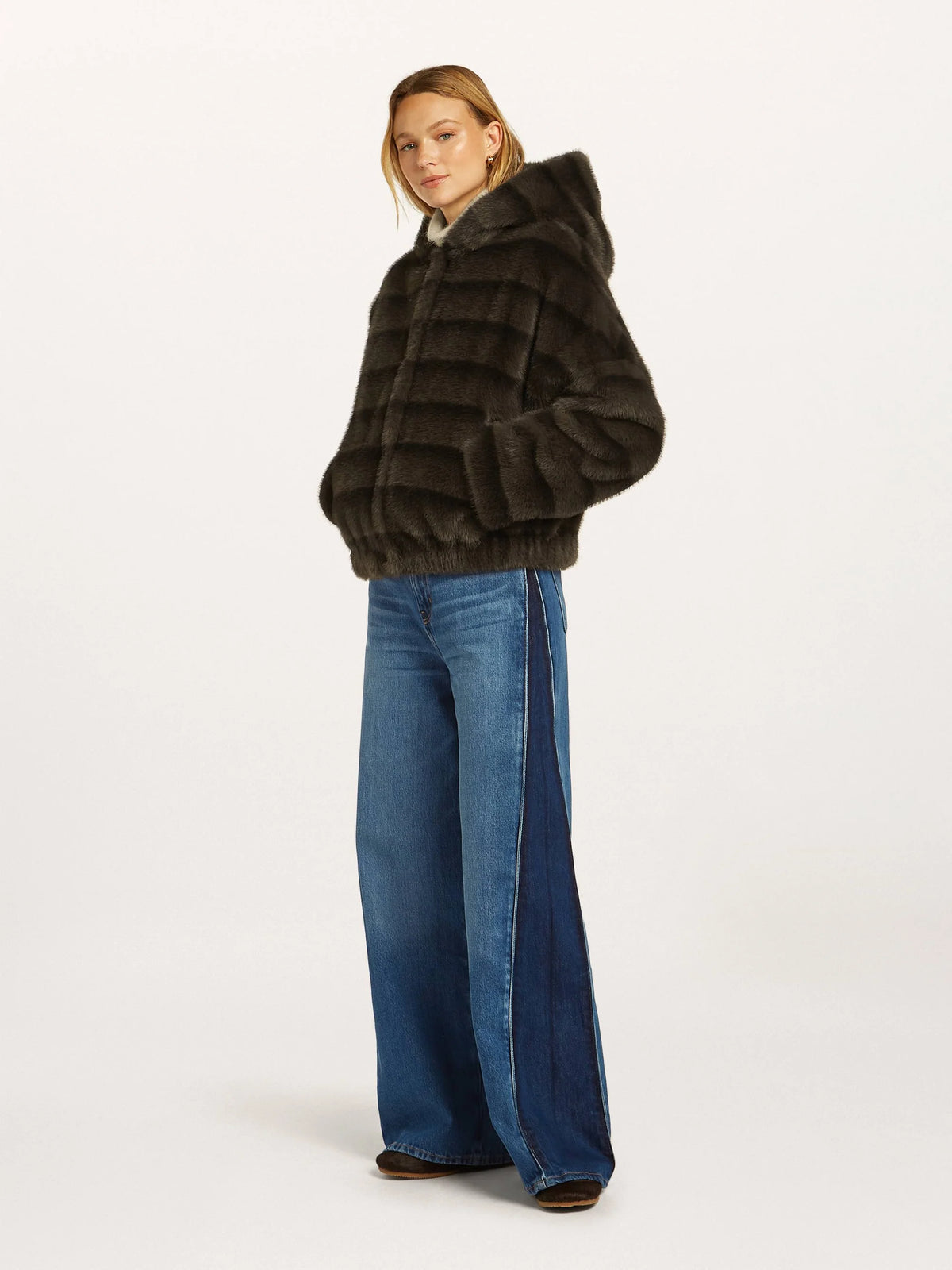 Beaumont Dita loose-fit faux fur jacket