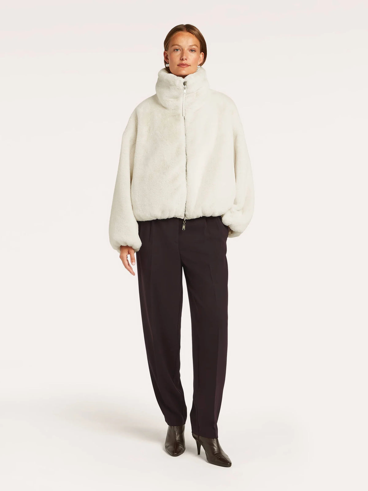 Beaumont Maxie Jacket in Plum front view