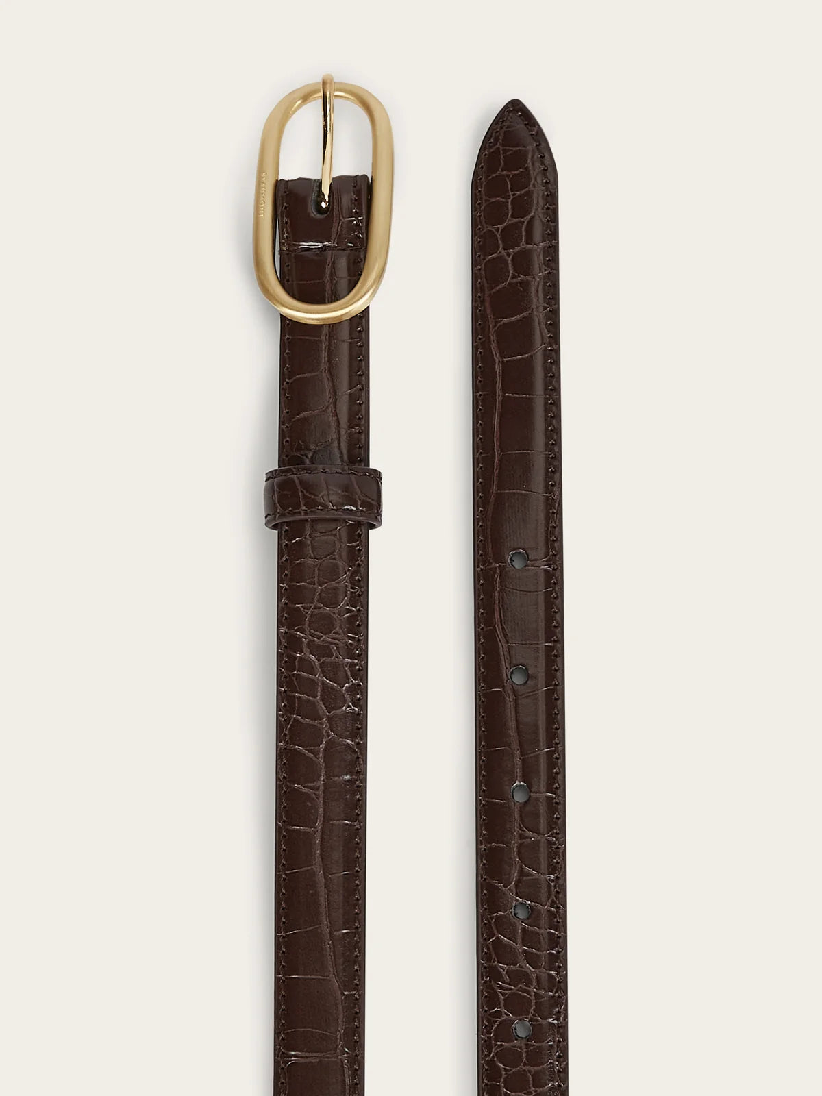 Beaumont Salina Dark Brown statement belt