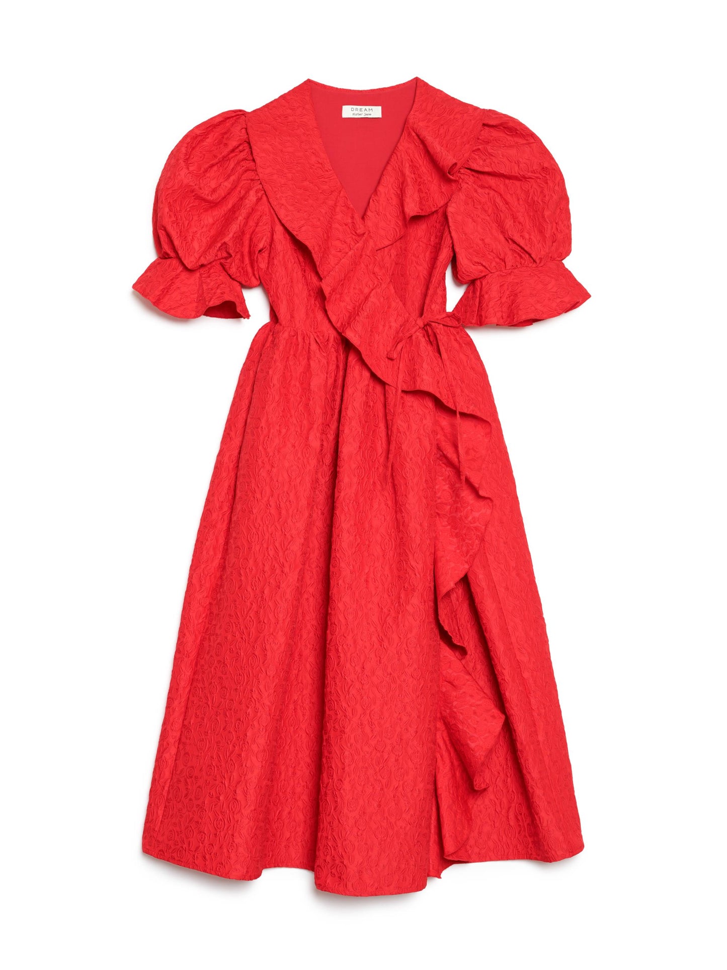 ROUGE ARRAY WRAP DRESS