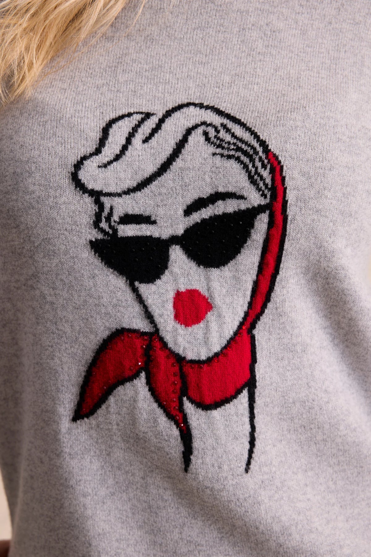 Leo & Ugo Romy graphic knit