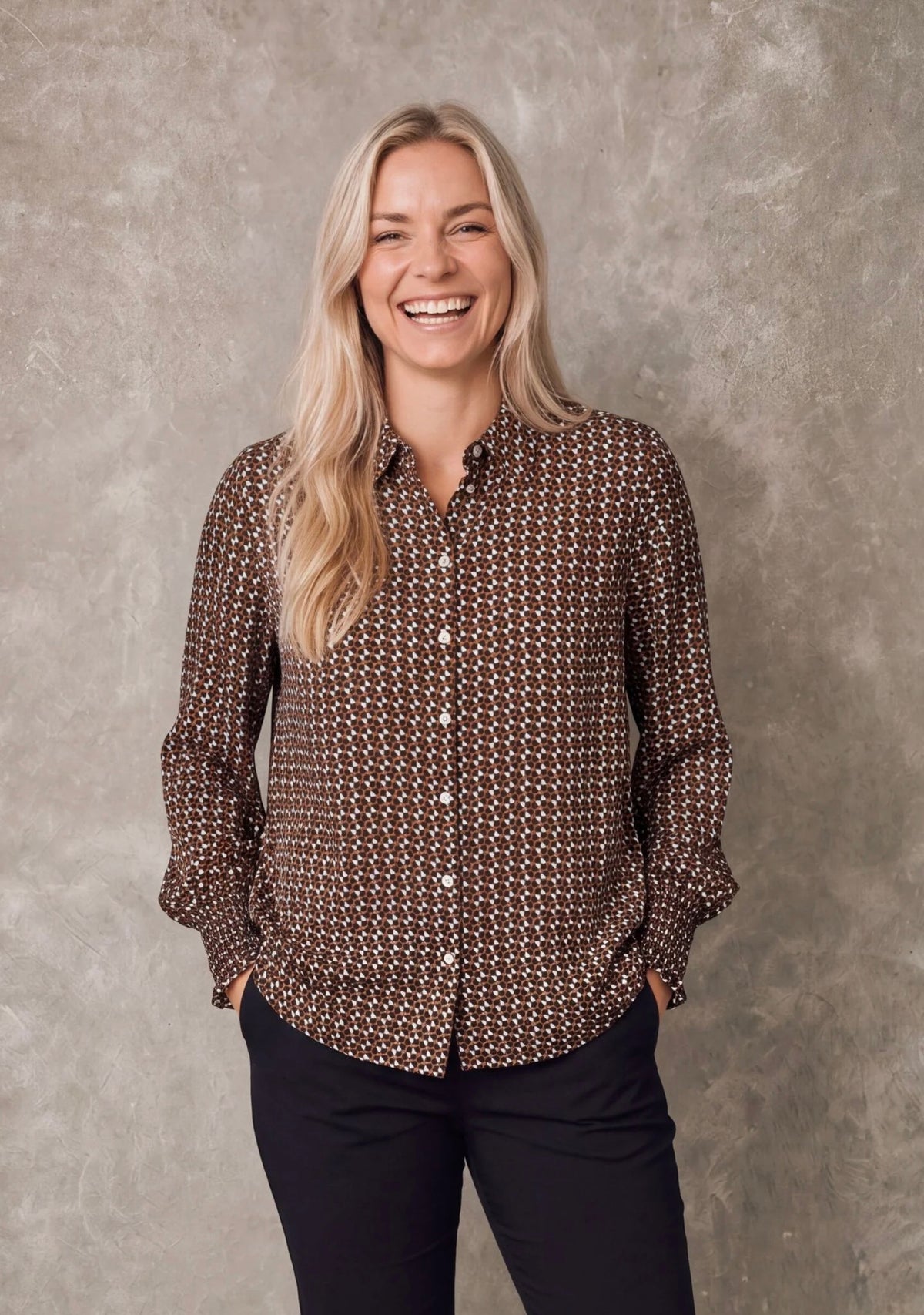 Melba Printed Blouse