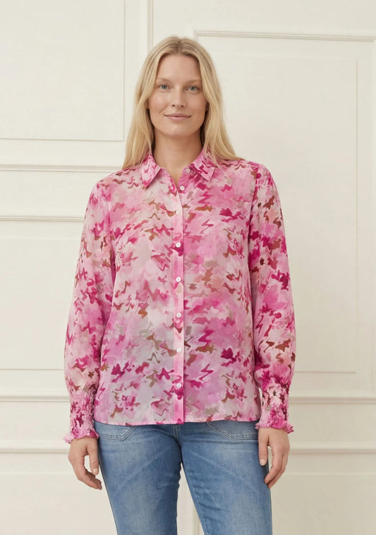I SAY Vibse Shirt in Pinky front view