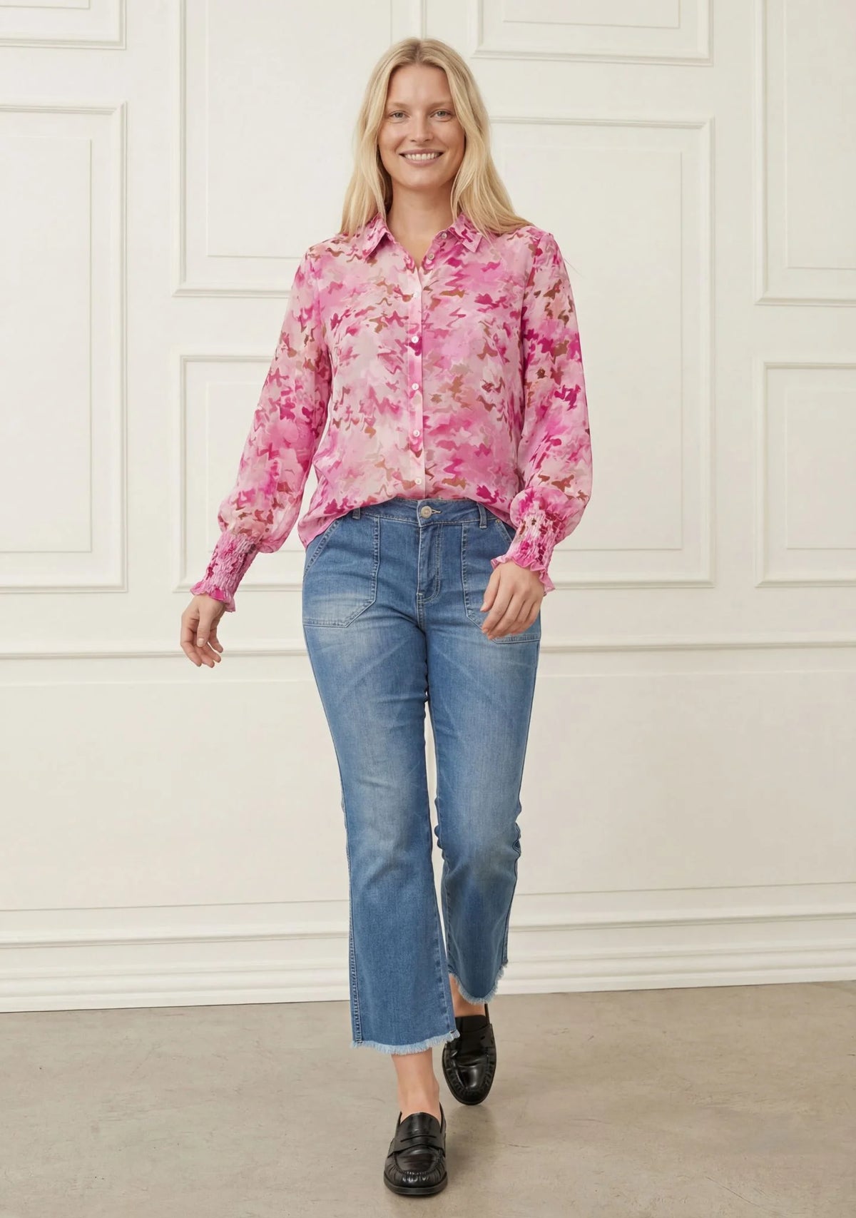 I SAY Vibse Shirt in Pinky front view