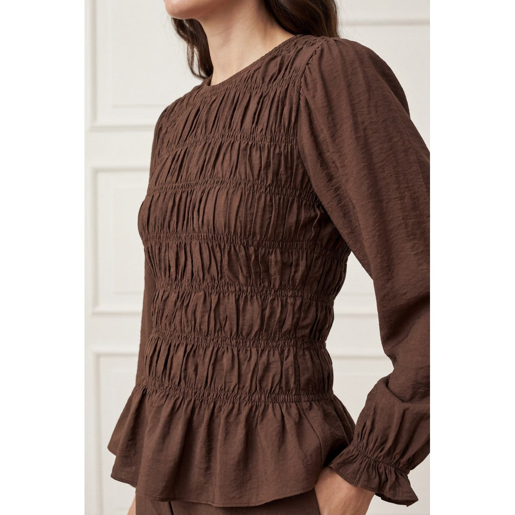 I SAY Noel blouse with balloon sleeves