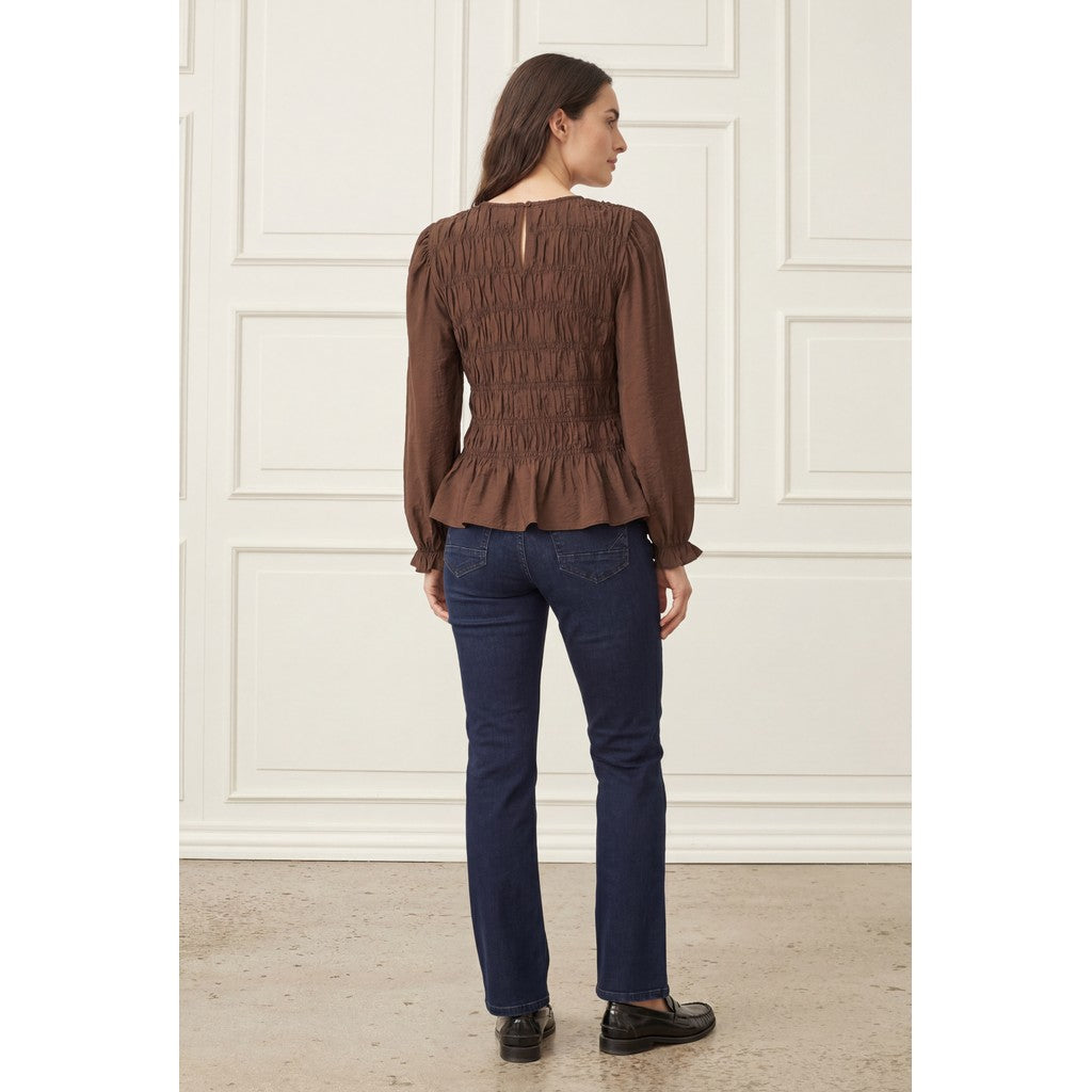I SAY Noel Smock Blouse back view