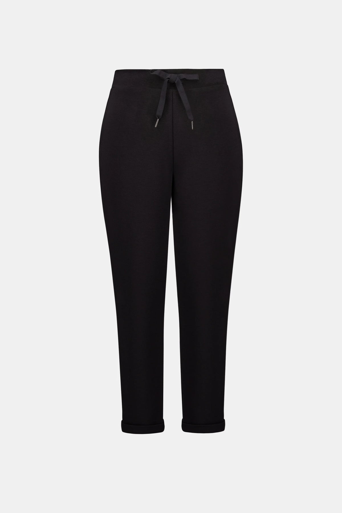 Joseph Ribkoff Pull-On Drawstring Waist Jogger Pants in Black, style 261606F26
