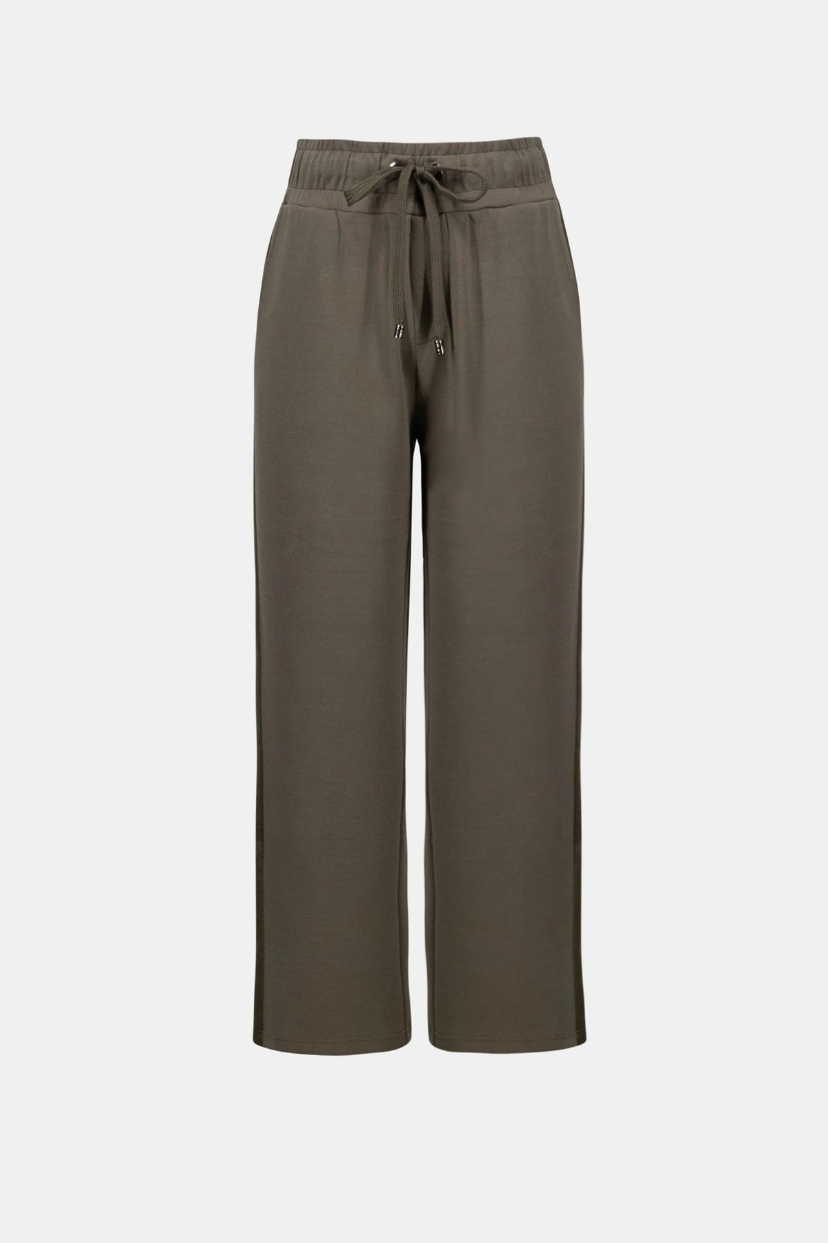 Joseph Ribkoff Scuba Jersey Straight Leg Pants in Avocado