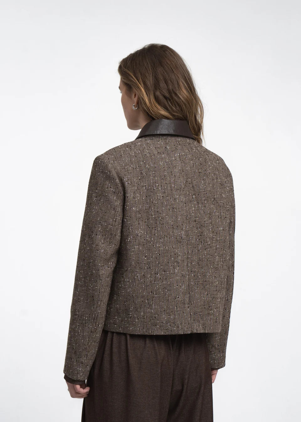 Isolde Wool Blend Pocket Blazer