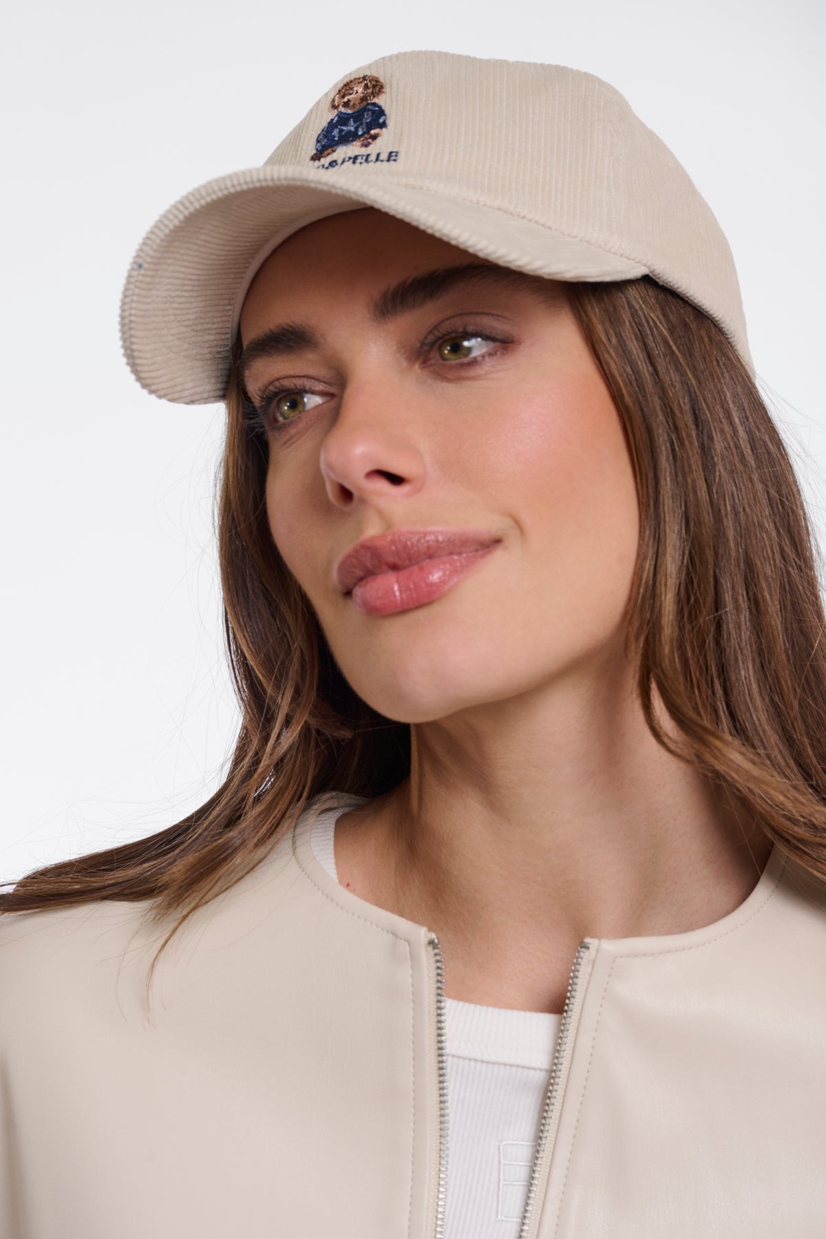 Rino & Pelle Jimmy Cap in Beige front view