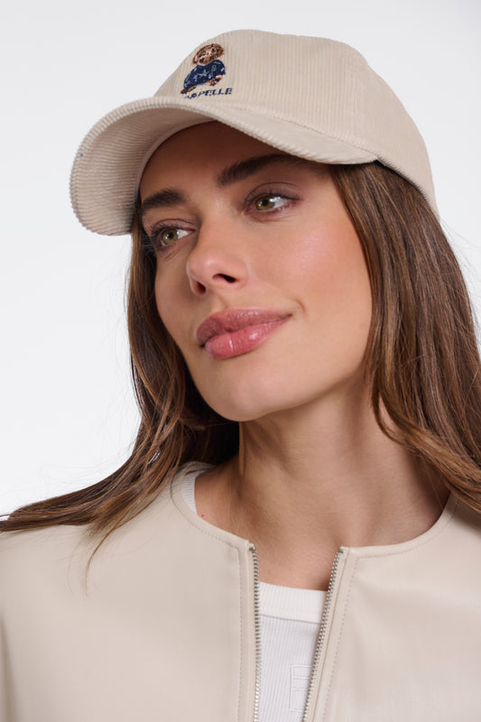 Rino & Pelle Jimmy Cap in Beige front view
