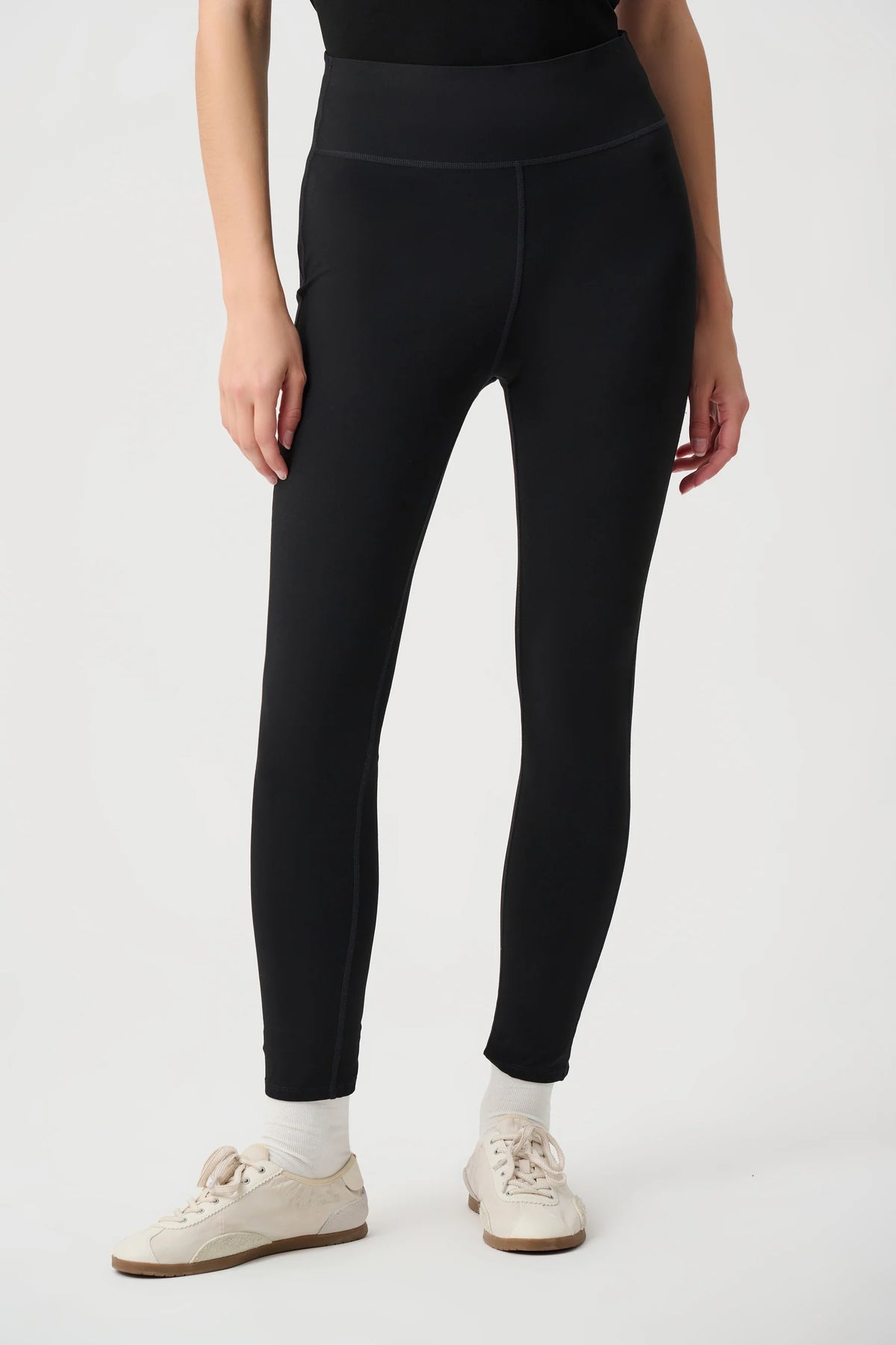 Close-up joseph Ribkoff Nylon Spandex Compression Leggings in Black, style 261625F26