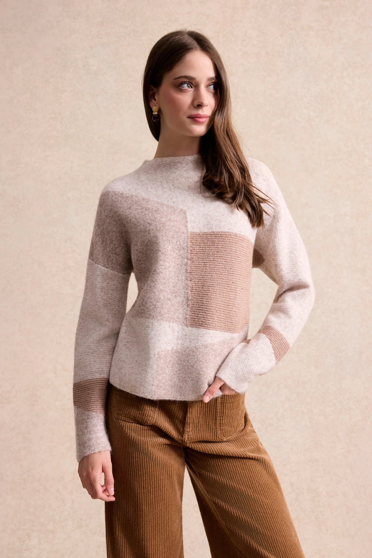 Leo & Ugo KH075 Beige sweater