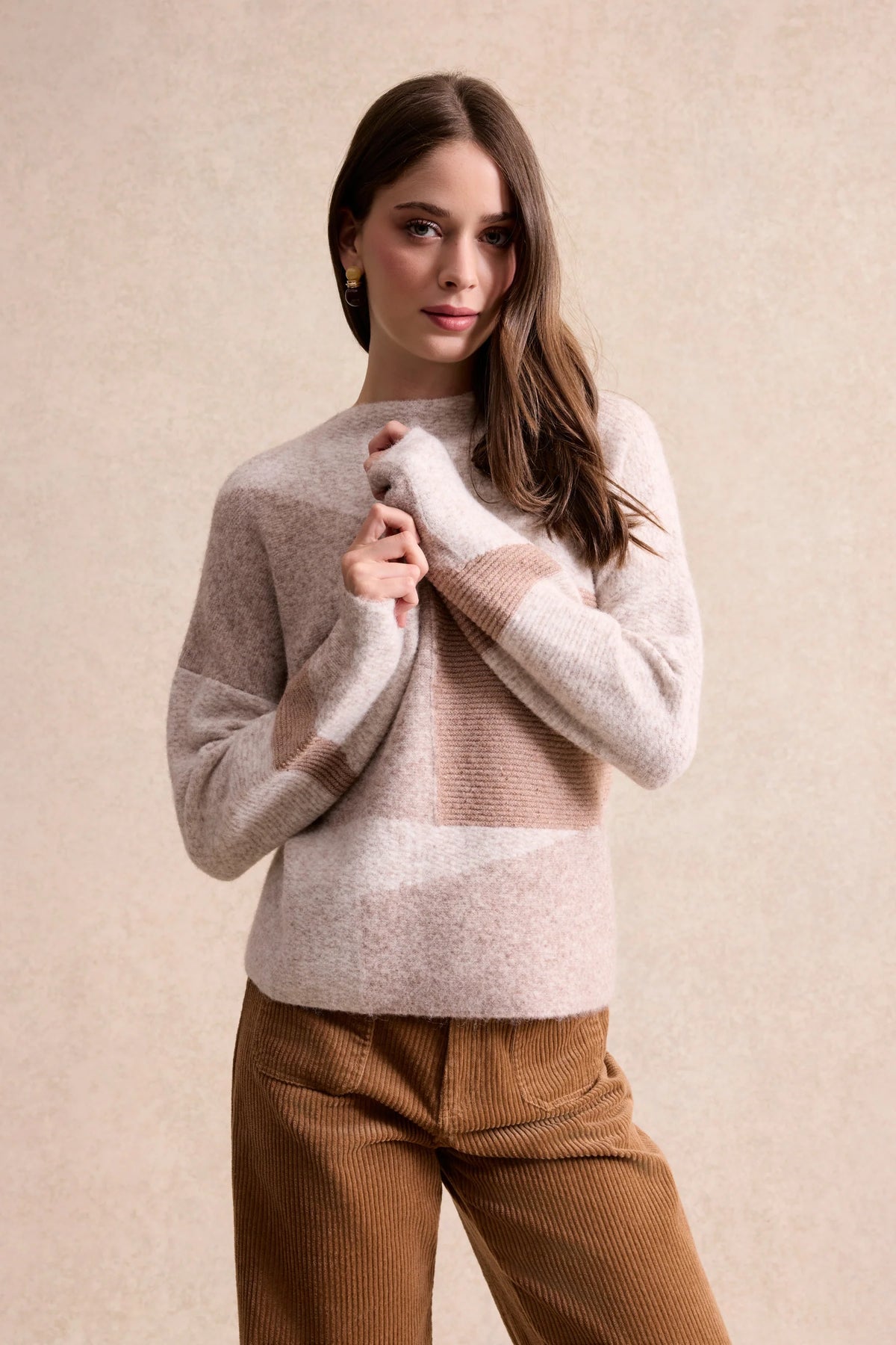 Leo & Ugo Maëlys geometric knit