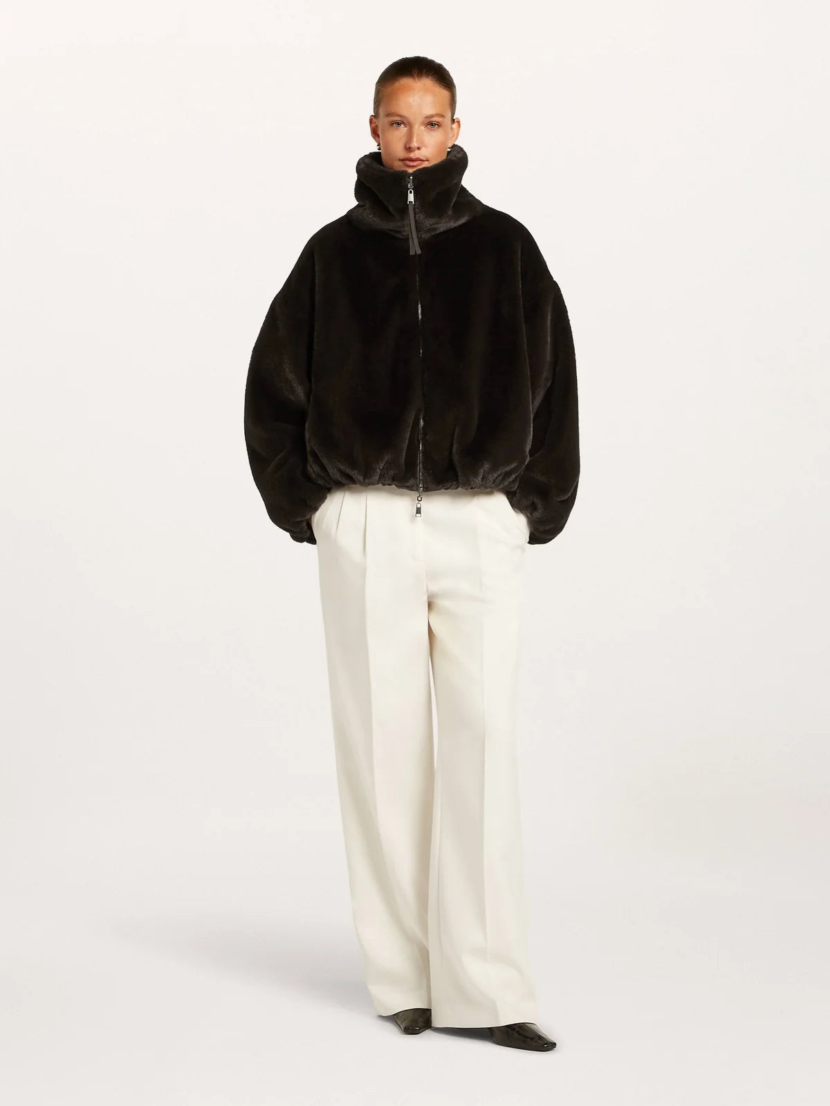 Beaumont Maxie Jacket in chocoate front view