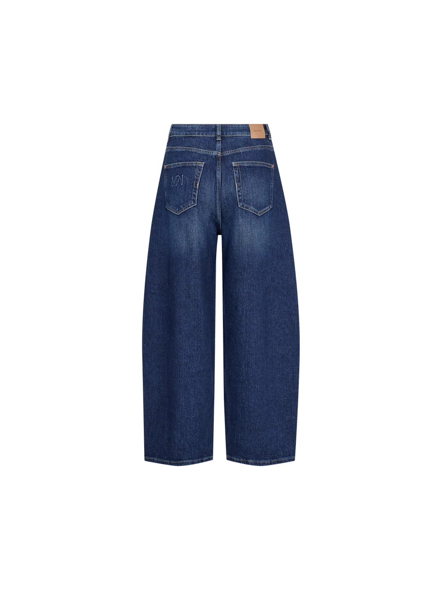 Back view of Mos Mosh Cindy Draciel barrel jeans back flat lay
