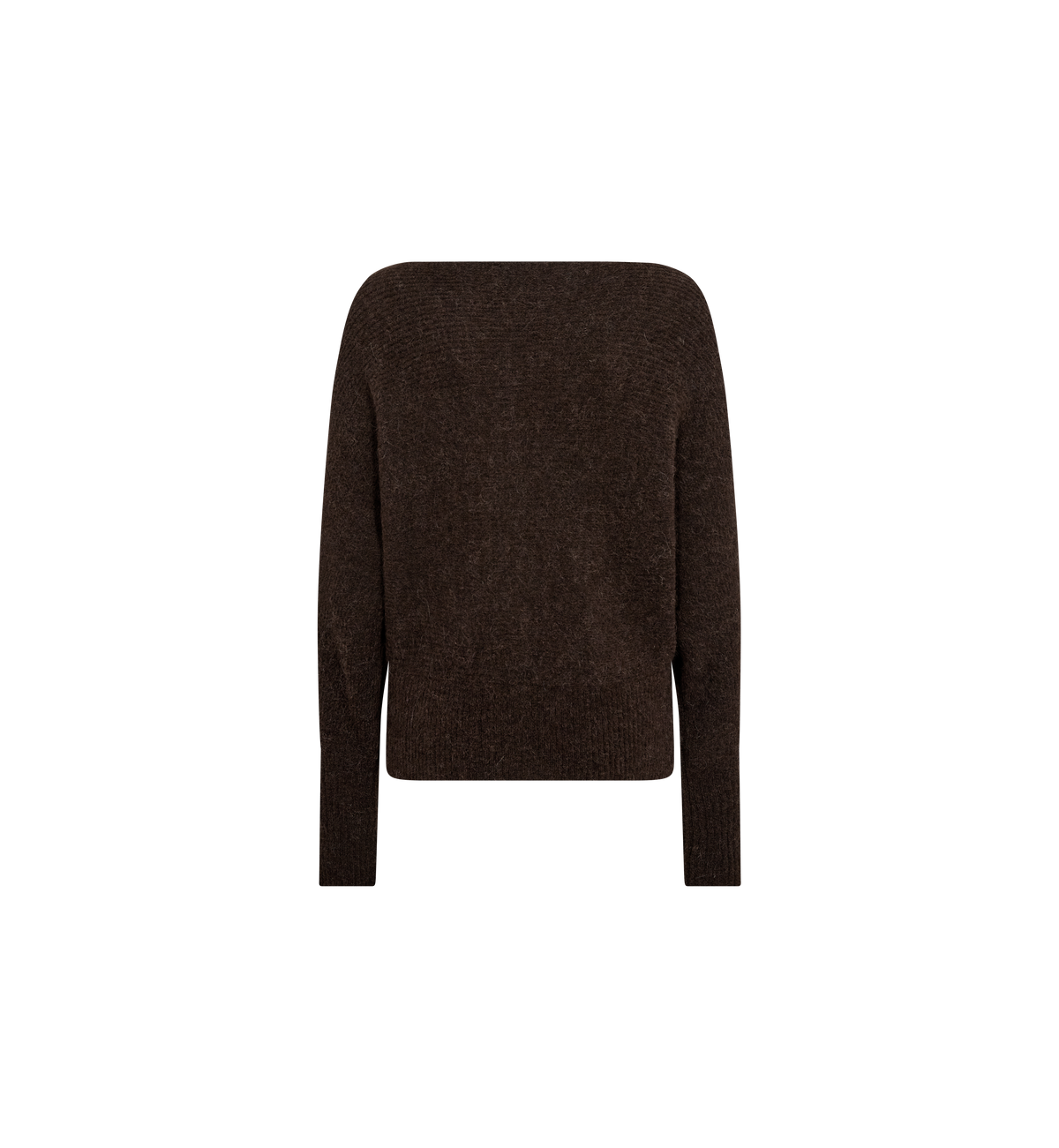 Back view of Mos Mosh Thora relaxed brown jumper
