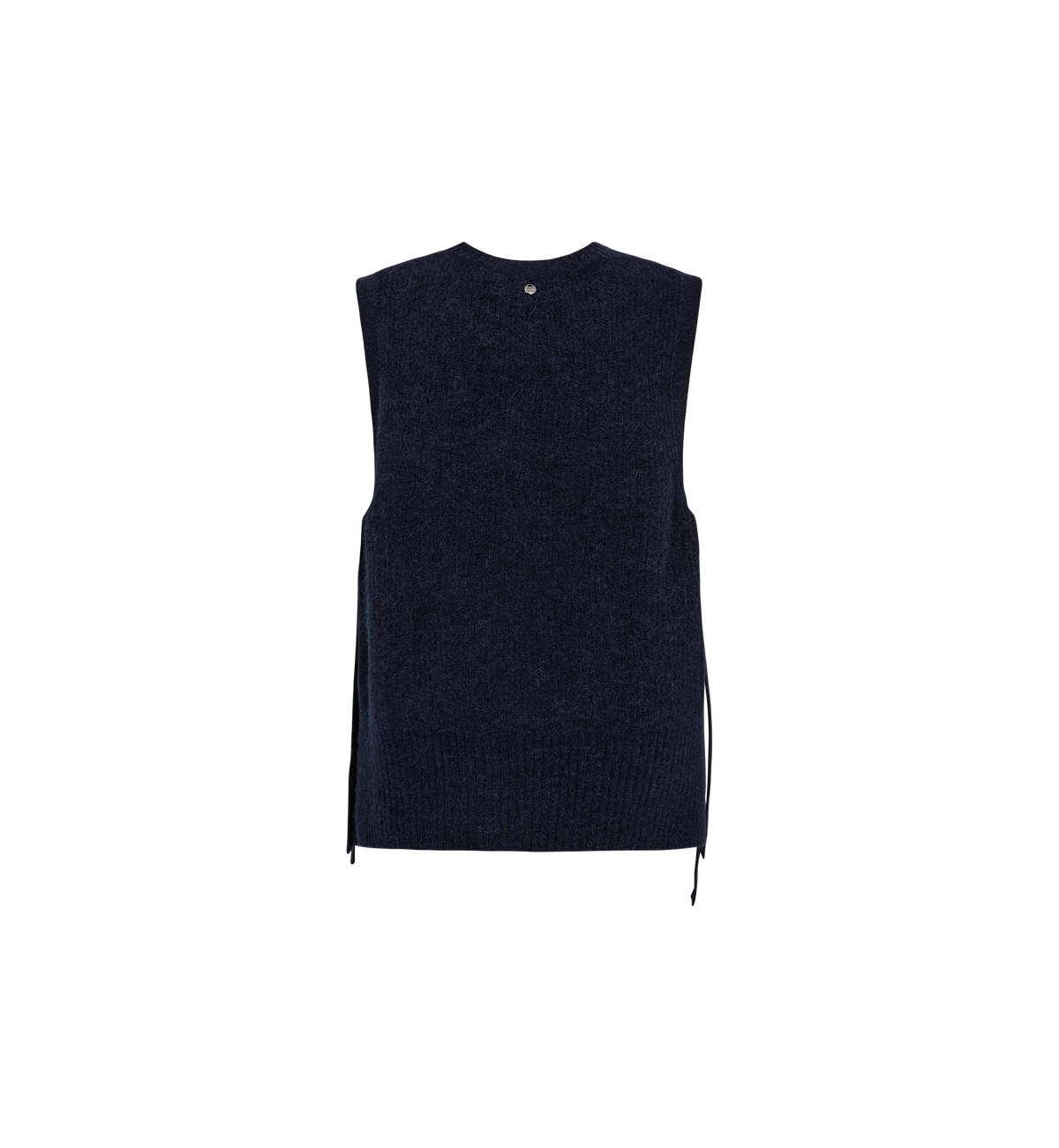 Back view of Mos Mosh Thora navy layering vest
