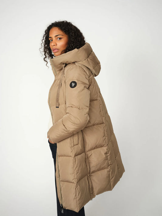 Mos Mosh MMnova square coat brindle side model