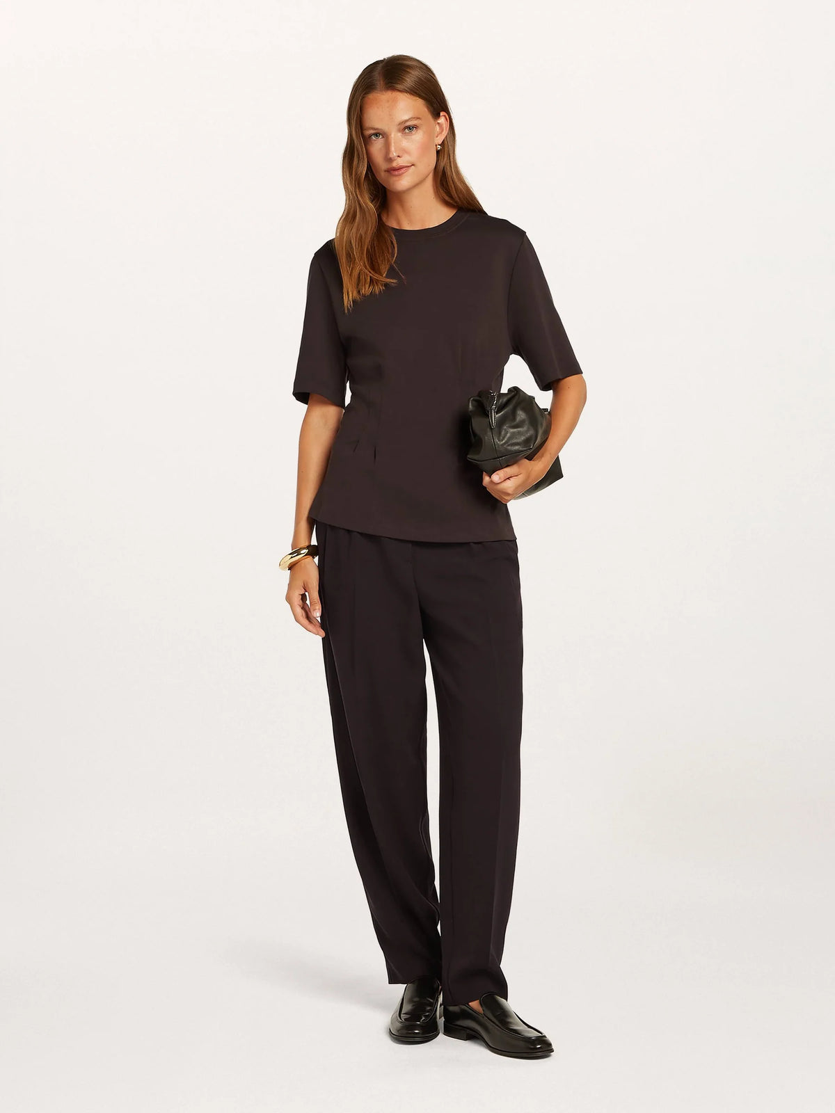 Beaumont Odette T-Shirt in Plum front view