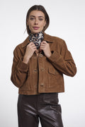 Rino & Pelle Odyle Leopard Print Scarf front view