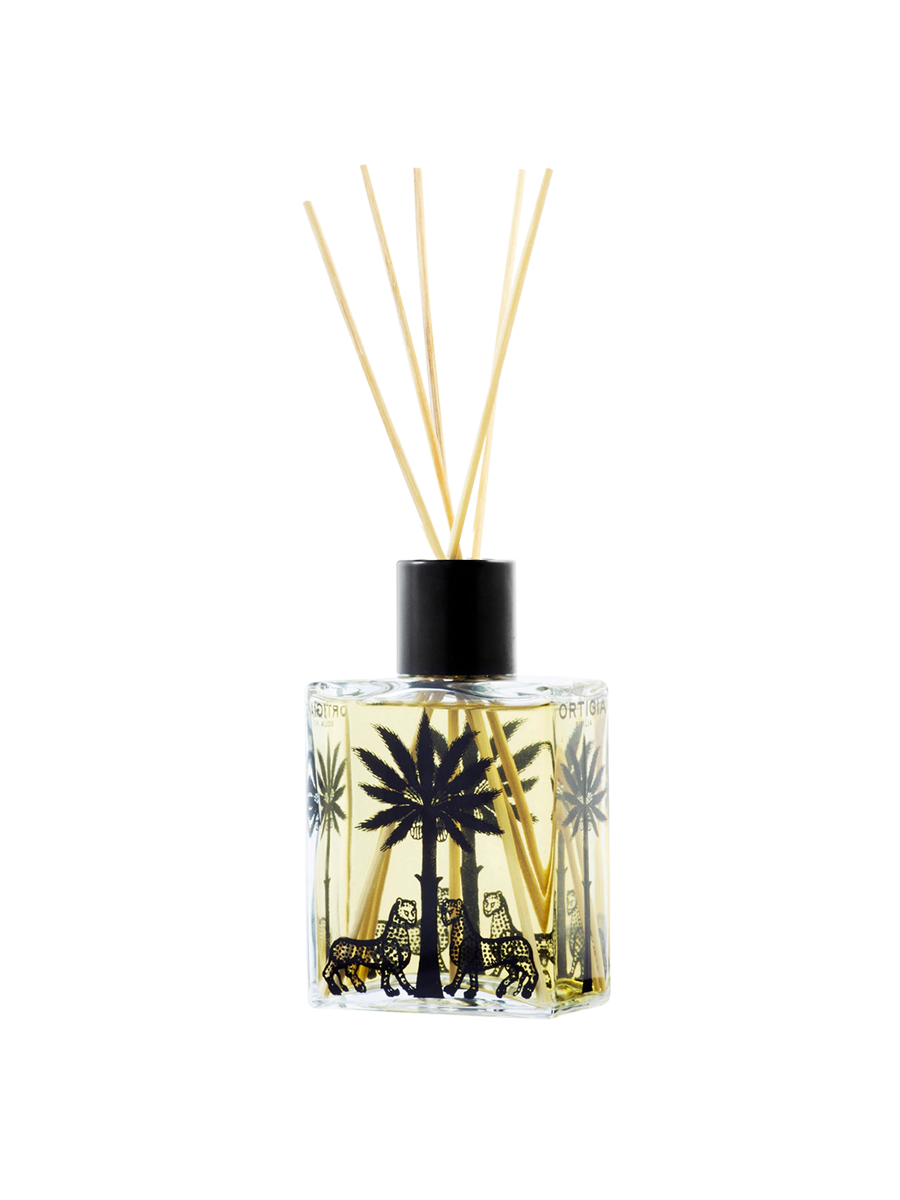 Ortigia Ambra Nera reed diffuser front view
