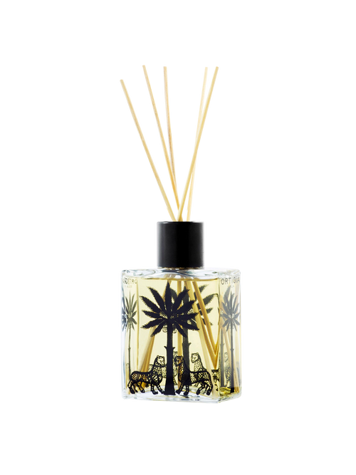 Ortigia Ambra Nera reed diffuser front view