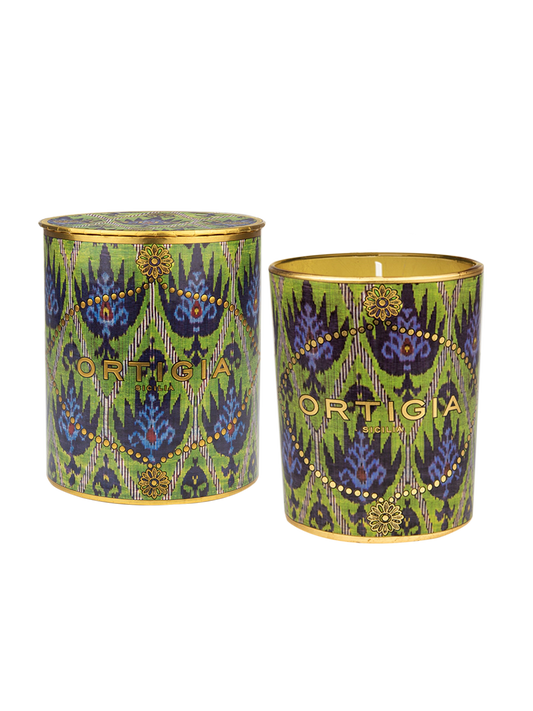 Ortigia Sicilia Bergamotto Decorated Candle