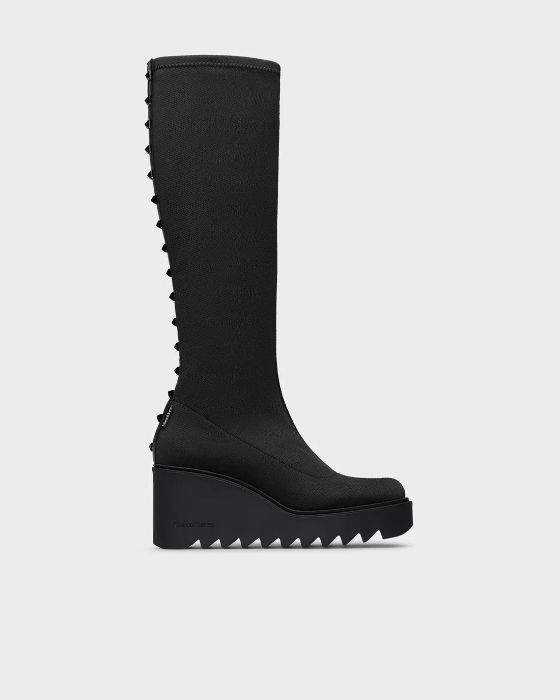 Marco Moreo Petra Knee-High Boots in Black front view