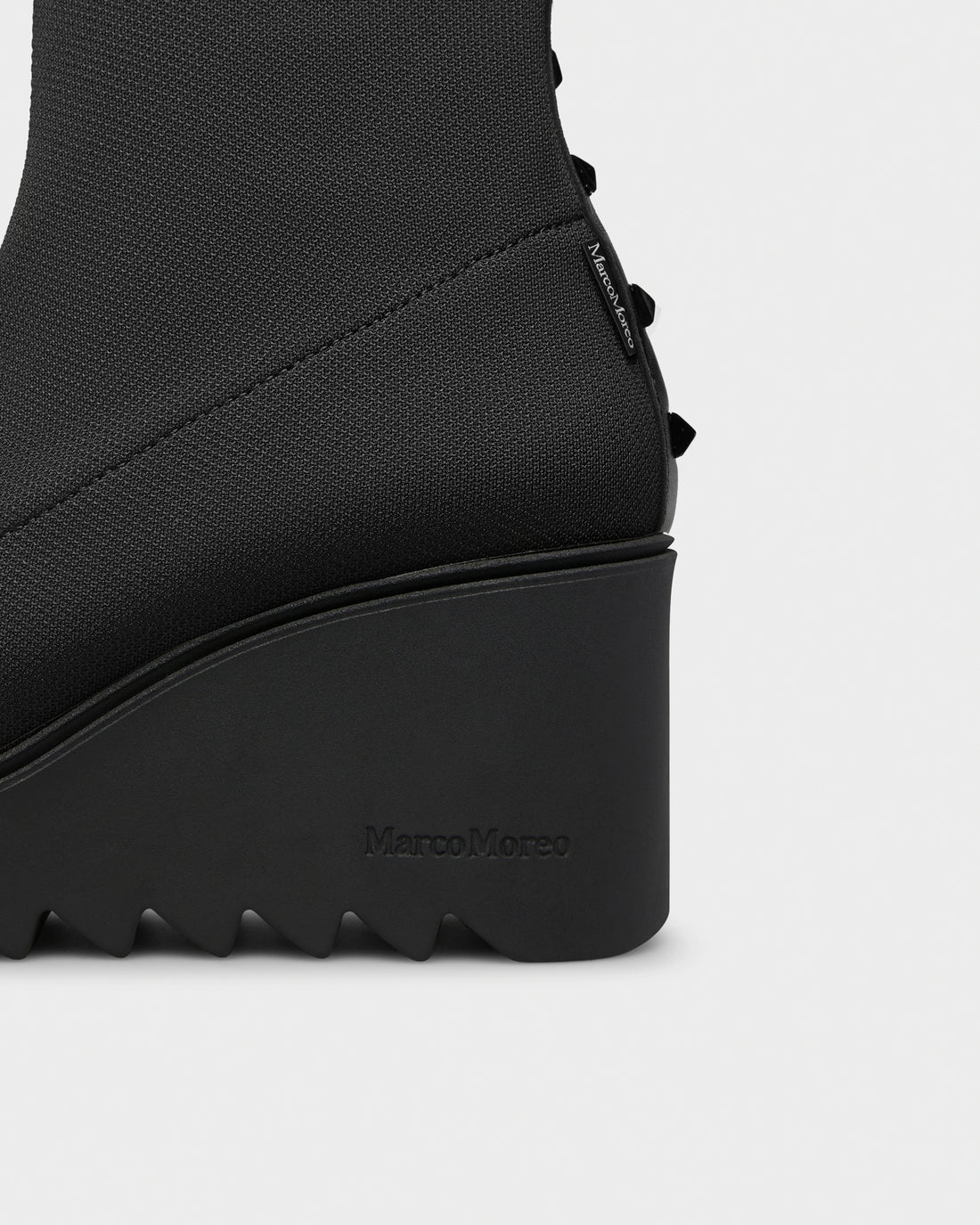 Marco Moreo Petra boots showing wedge platform